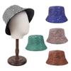 Aliexpress Sombrero de Pescador Reversible Temu Venta al por Mayor Estampado de Espiga Sombrero de Pescador Ala Ancha Fabricante Protección Solar Ala Ancha