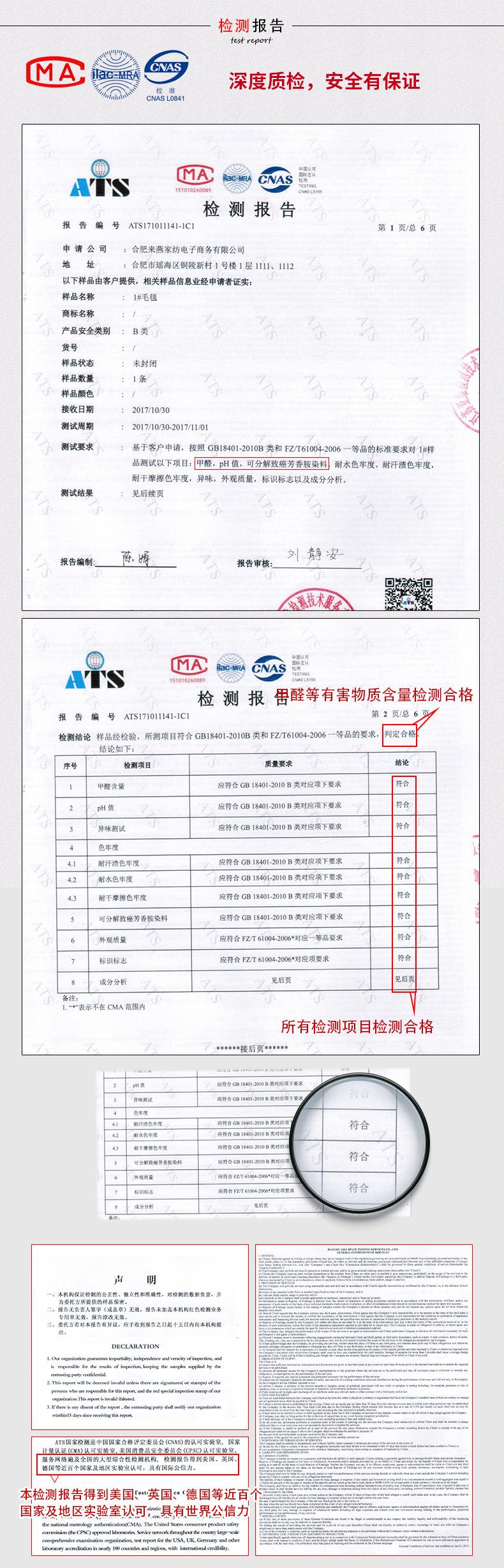 检测报告1 - 毛毯 拷贝