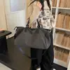 Bolsa de viaje transfronteriza, bolsa de mano de viaje, bolsa de almacenamiento, equipaje de mano, bolso de hombro y cruzado, gran capacidad, ligero, bolsa de gimnasio para viajes cortos