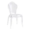 Silla Acrílica Transparente de Cruces Silla de Palacio Silla con Respaldo de Silla Hotel de Lujo Banquete Salón de Bodas Silla de Boda Stock Listo