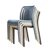 Silla de Comedor de Plástico para Uso Doméstico, Adulto, Exterior, Terraza, Silla de Ocio con Reposabrazos y Respaldo, Silla de Plástico Comercial