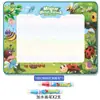 Lienzo de Agua Manta de Aprendizaje Mágica de Agua Tela de Escritura con Agua Pintura para Niños Manta de Pintura Mágica con Agua Transparente de Gran Tamaño Grafiti Repetido