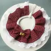 Bufanda para gato de mascota toalla para saliva de gato babero para perro babero de encaje para mascota collar de gato