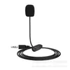 Micrófono de Solapa Micrófono Tarjeta de Sonido de Computadora Amplificador Micrófono Enseñanza Discurso Guía Turístico Entrevista Auriculares