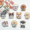 Desenho animado fofo acrílico patch pet acessórios para cães faça você mesmo grampo de cabelo broche emblema material de geladeira