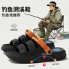 Sandalias de Pesca al Aire Libre para Hombre de Verano Nuevas de EVA con Suela Gruesa para Aumentar la Altura Resistentes al Desgaste Venta al por Mayor
