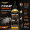 Lubrificante Profissional para Corrente de Motosserra Kineshinex, Anti-Ferrugem, Resistente ao Desgaste, Suave, Redutor de Ruído, Especial para Manutenção e Reparo da Barra Guia