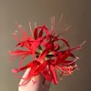 Presilha de Cabelo Floral Versátil de Verão para Mulheres, Toque de Luxo, Perfeita para Fotos na Praia, Acessório de Cabelo que Melhora o Ambiente, Ornamento de Cabelo Lateral