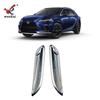 Moldura decorativa de galvanoplastia especial para 23 tipos de Lexus RX350h / 500H modificado spoiler de saída de ar do pára-choques traseiro