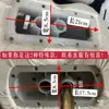 Modelo Conector Inferior Accesorios de Sujeción Accesorios para Ropa Maniquí de Plástico Cubierto de Tela de Medio Cuerpo Conector de Tubo 2.2