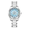 Reloj de Cerámica de Girasol Nuevo Reloj de Nicho de Lujo Ligero para Mujer Moda Completamente Automático Reloj de Cuarzo Genuino para Mujer