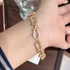 Pulsera de Herradura de Venta Caliente Transfronteriza, Lujo Accesible Estilo Ins, Elegante y con Estilo de Celebridad de Internet Retro, Pulsera Elegante de Gama Alta, Exquisita y Versátil