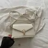 2026 cadeado retrô moda nova simples tendência estilo coreano moda simples bolsa quadrada pequena de ombro cruzado para mulheres