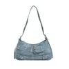 Bolso de mano transfronterizo de moda estilo coreano, bolso de mujer, nueva colección otoño 2026, bolso de hombro patchwork de color liso, bolso de axila para el día a día