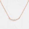 Collar nuevo transfronterizo diseño de sonrisa forma moda lujo circonita micro incrustada joyería de moda para mujer una generación de cabello