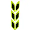 Coche Patrón de Fibra de Carbono Pintura Corporal Tira Reflectante Anticolisión Pegatina Decorativa para Coche Pegatina de Advertencia Reflectante Nocturna Pegatina Protectora