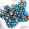 Venta Caliente Transfronteriza Vidrio Color Sólido Palomitas Doble Cuentas Cuentas Hecho a Mano DIY Pulsera Collar Accesorios Joyería de Cuentas