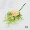 Flores Frescas Artificiales de Cordyceps Flor de Nudo Manual Decoración de Mesa Flor Falsa Flor Artificial Transfronteriza Ramo de Flores Artificiales Accesorio de Fotografía Adorno de Flor de Seda
