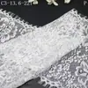 Acabamento de renda com franjas de cílios padrão vintage descolorido Tanglong, acessórios de renda para vestidos de noiva e lingerie