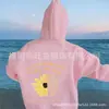 Sudadera con capucha de otoño nueva, estilo americano lavado, patrón de moda, holgada, casual, deportiva, cárdigan, chaqueta con cremallera