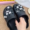 Acessórios para Sapatos com Furos Flor de Sapato Fivela de Sapato DIY Desenho Animado Fofo Estrela Fivela Decorativa Acessórios Removível Ajuste Atacado