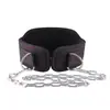 Cinto de suporte de peso para barra fixa, barra fixa interna, corrente de ferro para barra, dispositivo de treinamento de força da cintura para fitness, movimento de proteção da cintura