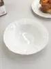 Pedidos de Fábrica: Tigelas e Pratos de Cerâmica de Luxo com Relevo Estilo Francês para Sobremesa e Salada