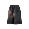 Yimicang 2026 Nuevos Pantalones Cortos de Hombre con Estampado de Leopardo de Cuatro Colores Moda de Verano Marca de Tendencia Pantalones Cortos de Leopardo Jacquard DK956