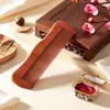 Peine de Madera Que No Enreda el Cabello, Caja de Regalo de Peine de Madera Antiestático, Peine de Dientes Anchos para Alisar el Cabello