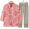 Camisas de verano, ropa para mujeres de mediana edad y mayores, blusas para señoras mayores, atuendos de verano para mamá, camisetas de manga tres cuartos, ropa para abuela
