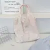 69202 Bolso de Mano con Rayas y Estrellas Estilo Coreano Plata Caliente Gran Capacidad Ligero Bolso de Hombro Único Estudiante Viaje Diario Compras Bolsa de Tela