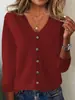 Cárdigan de Punto para Mujer, Chaqueta de Punto para Primavera y Verano, Cárdigan Suéter de Manga Larga, Chaqueta de Temporada Tallas Grandes, Chaqueta Suéter Transfronteriza para Mujer