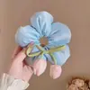 Scrunchie Retro Estilo Coreano com Estampa de Leopardo para Mulheres, Novo Elástico de Cabelo Versátil, Corda Grande para Rabo de Cavalo Baixo, Elegante Acessório de Cabelo