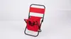 Nuevo Taburete Cuadrado Pequeño con Bolsa Taburete Plegable Almacenamiento Mazar Exterior Portátil Taburete de Pesca Silla Artística Mecanizable