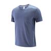Esportes de verão Lazer ao ar livre Roupas masculinas e femininas Secagem rápida Gola redonda Manga curta Solta Tamanho grande Grupo Corrida Gelo Seda Camiseta G