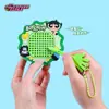 Tablero de Dibujo Pequeño Magnético de Acero con Bolas de Powerpuff Girls con Licencia Oficial, Borrable, Alivia el Estrés, Juguete Educativo para Niños para la Interacción Padres-Hijos