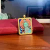 Hotong Nepal Xizang Thangka Pintado à Mão Puro Tara Verde 4*5 Núcleo do Cartão