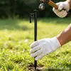 Estacas de solo leves transfronteiriças, estacas de solo externas espessadas e estendidas, estacas de fixação para barraca de camping, conjunto de estacas de aço para toldo de praia