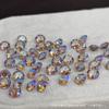 Diamante Solto Genuíno Brilhante de 5mm Cristal Swarovski Redondo Brilhante Brincos para Nail Art Studs de Osso da Orelha Joias de Orelha