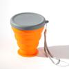 Taza plegable de silicona recta fría taza de compresión telescópica taza para lavar taza portátil para viajes al aire libre 200ml