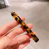 Pinza Larga Recta de Acetato para Mujeres, Nuevo Estilo para Flequillo, Pinza Lateral Vintage Extensa, Pinza para Flequillo Accesorio para el Cabello, Nuevo Estilo