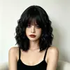 Xinhua Wigs2026 Nova Peruca de Cabelo Curto Cacheado, Atmosfera Simulada, Cobertura Sintética para Cabeça Inteira, Cabelo Curto Onda d'Água