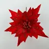 Decoraciones de boda, adornos florales navideños transfronterizos, flores artificiales con polvo dorado, arreglos de flores de tela y piezas decorativas