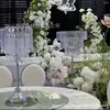 Novos Adereços de Casamento Gelo Acrílico Mesa Flores Ornamentos Auditório de Casamento Mesa de Trabalho Ornamentos de Flores Ornamentos Decorativos de Ferro