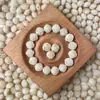 Raíz de Bodhi Natural Tallada Flor Flotante de Camelia Flor de Rosa Doble Cara Accesorios de Joyería DIY Material para Abalorios Al por Mayor