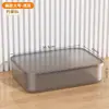 Caja de almacenamiento transparente para el hogar, caja de plástico para guardar juguetes y snacks, tamaño grande, engrosada, organizador de ropa para armario, cesta de almacenamiento