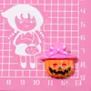 Accesorios de resina para Halloween calabaza fantasma joyería parche pegamento cremoso diy carcasa de teléfono móvil accesorios para pasador paquete de materiales