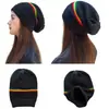 Gorra cálida de lana jamaicana nueva para otoño e invierno 2024, gorra a rayas de colores rojo, amarillo y verde, gorra para hombre y mujer Amazon