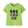 Camiseta de algodón para niños Space Kill, venta al por mayor, de comercio exterior, de manga corta, para bebé, fina, de verano