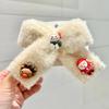 Traje de Pinzas de Pato de Dibujos Animados para Niños Pinza para Flequillo con Lazo Pinza para el Cabello Europea y Americana Accesorios para el Cabello de Flor